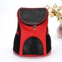 Premium Breathable Pets Travel Backpack Carrier - Red