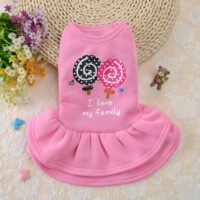 Dog dress princess teddy dress - Pink, L