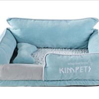 Dog Cat Bed Four Seasons Universal Sleeping Pad For Pets Pet Supplies - Light blue, M