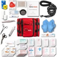 Pet First Aid Kit ? Veterinarian-Curated Emergency Supplies & Guide Small