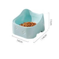 Ceramic bowl for pets - Green, One size