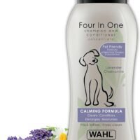 Wahl USA 4-in-1 Calming Pet Shampoo for Dogs – Cleans, Conditions, Detangles, & Moisturizes with Lavender Chamomile - Pet Friendly Formula - 24 Oz - Model 820000A