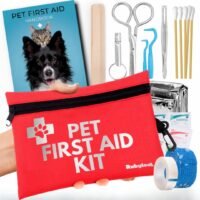 Pet First Aid Kit for Dogs & Cats-Travel Size