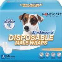 All-Absorb A26 Male Dog Wrap, 50 Count, Small